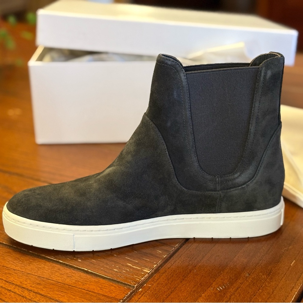 Vince Nira High-Top, Slip-On Suede Sneakers. New in box. Never worn.